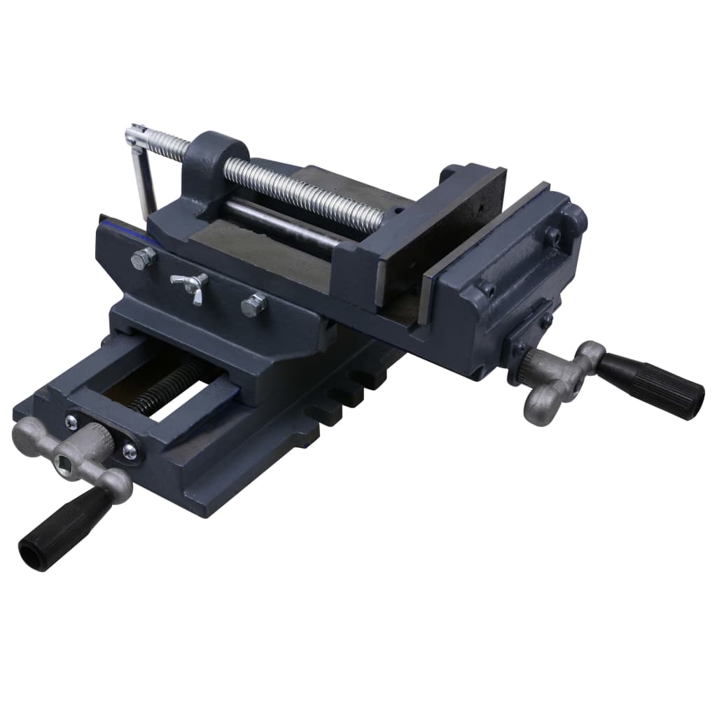 vidaXL Menghină în cruce mașină de găurit, acționare manuală, 127 mm