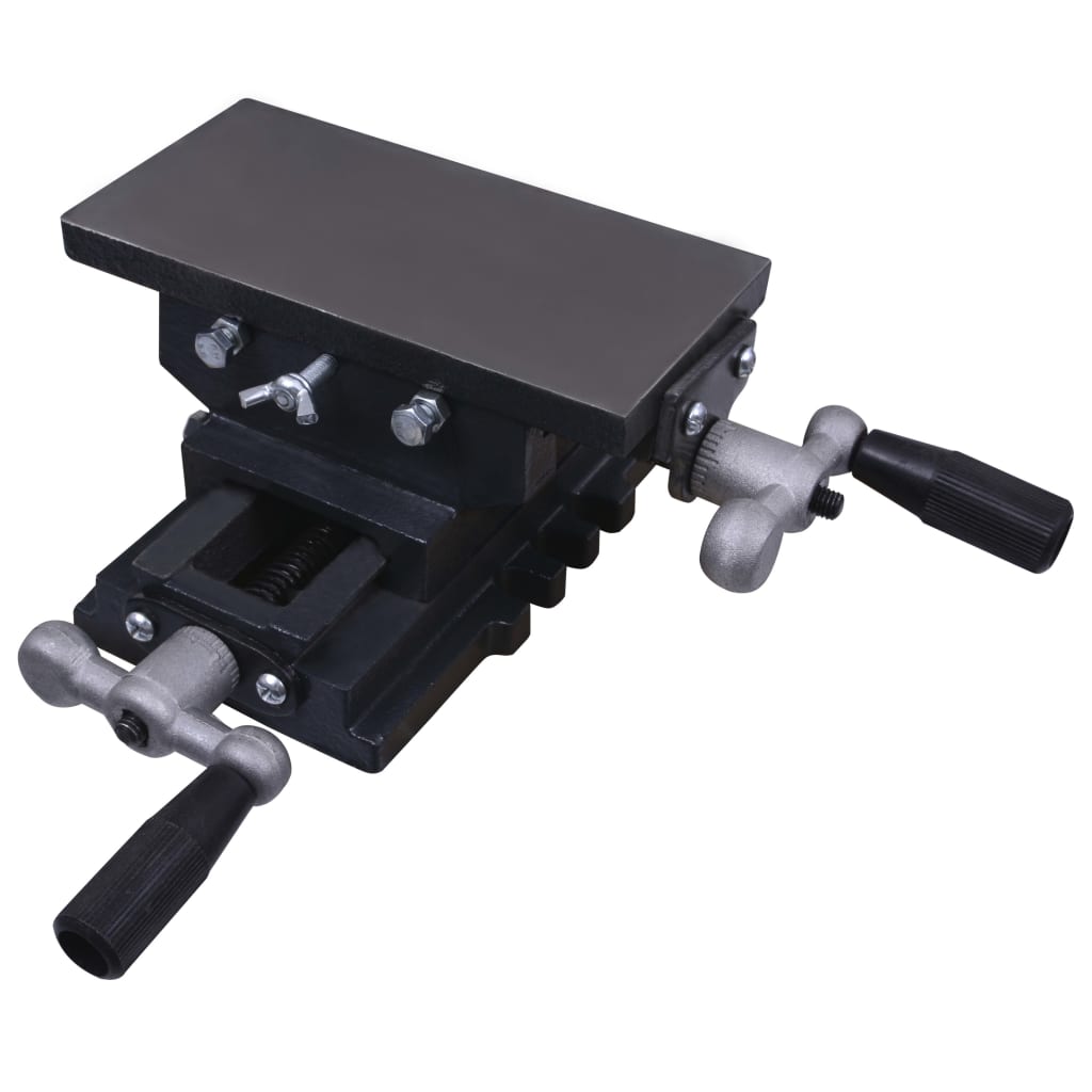 VidaXL Menghină cu masă transversală operată manuală VidaXL Menghină cu masă transversală operată manuală
