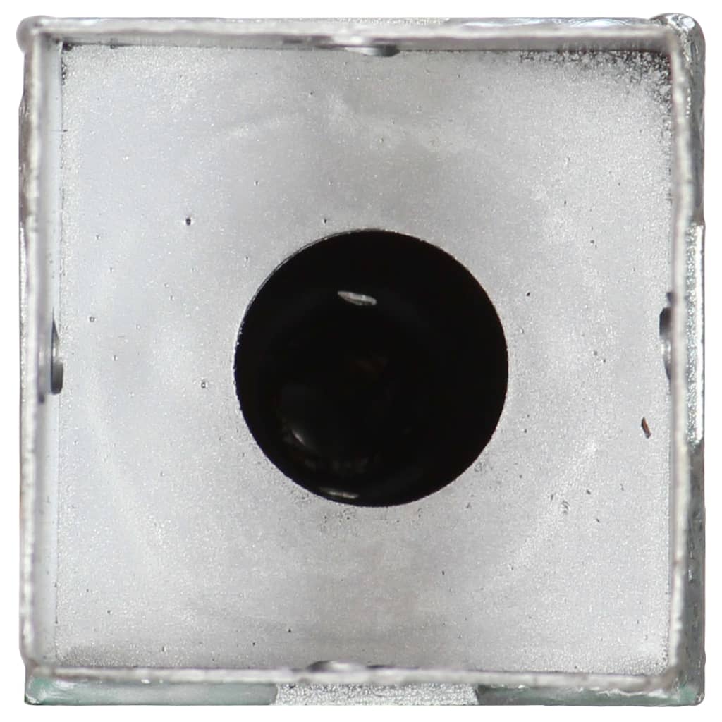 vidaXL Țăruși de sol, 2 buc., argintiu, 8x8x57 cm, oțel galvanizat vidaXL Țăruși de sol, 2 buc., argintiu, 8x8x57 cm, oțel galvanizat