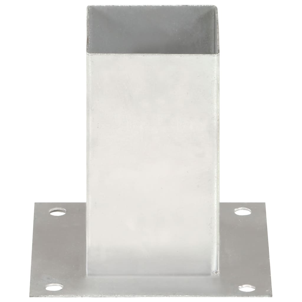 vidaXL Suporți stâlp, 4 buc., metal galvanizat, 81 mm vidaXL Suporți stâlp, 4 buc., metal galvanizat, 81 mm