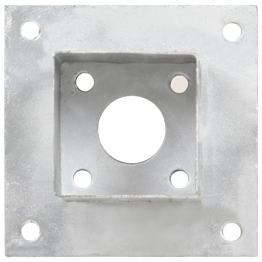 vidaXL Suporți stâlp, 4 buc., metal galvanizat, 81 mm vidaXL Suporți stâlp, 4 buc., metal galvanizat, 81 mm