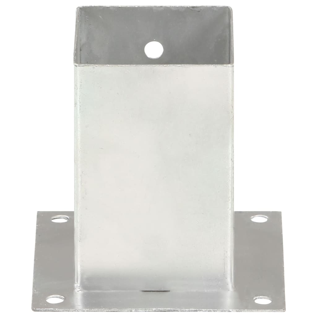 vidaXL Suporți stâlp, 4 buc., metal galvanizat, 91 mm