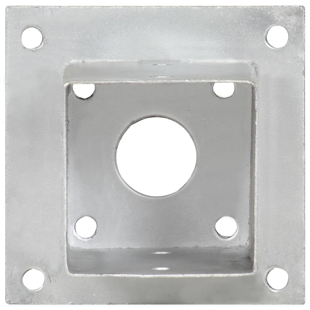 vidaXL Suporți stâlp, 4 buc., metal galvanizat, 91 mm