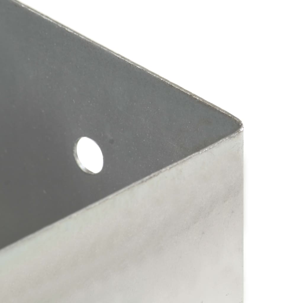 vidaXL Suporți stâlp, 4 buc., metal galvanizat, 91 mm