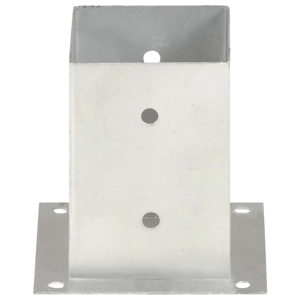 vidaXL Suporturi stâlp, 4 buc., 101 mm, metal galvanizat vidaXL Suporturi stâlp, 4 buc., 101 mm, metal galvanizat