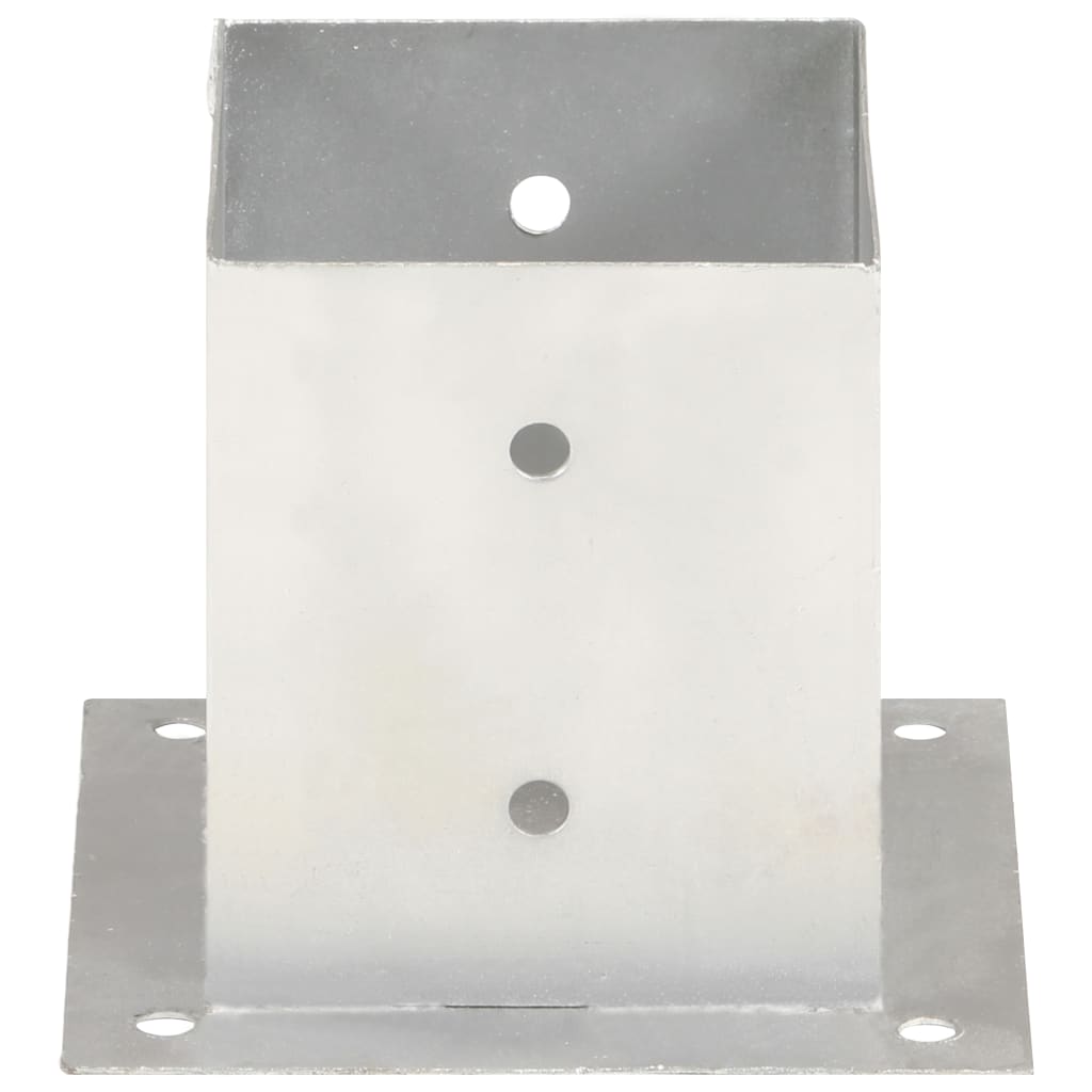 vidaXL Suporți stâlp, 4 buc., metal galvanizat, 121 mm vidaXL Suporți stâlp, 4 buc., metal galvanizat, 121 mm