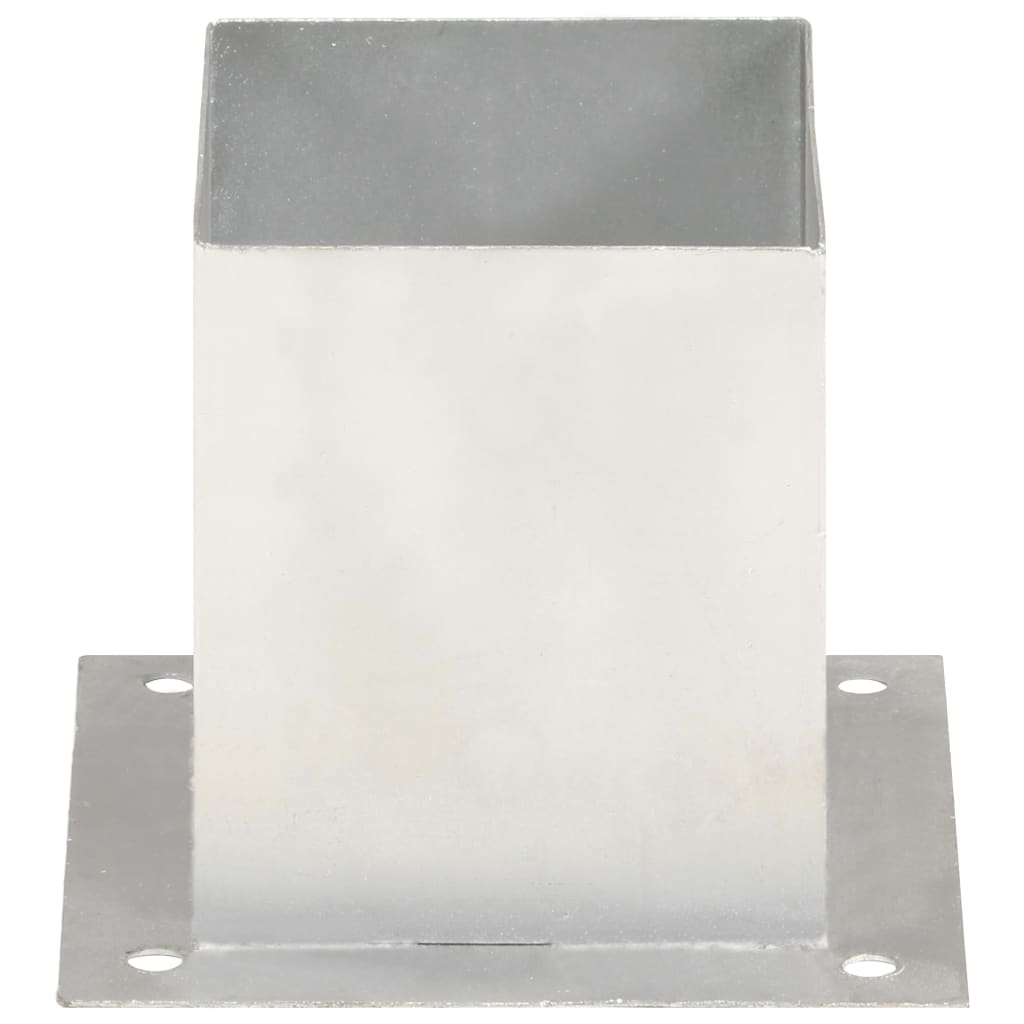 vidaXL Suporți stâlp, 4 buc., metal galvanizat, 121 mm vidaXL Suporți stâlp, 4 buc., metal galvanizat, 121 mm