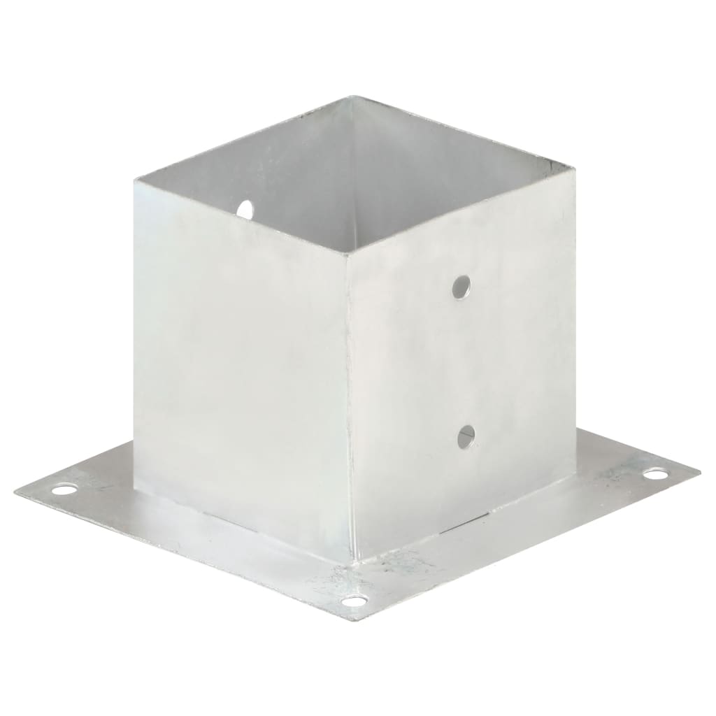 vidaXL Suporți stâlp, 4 buc., metal galvanizat, 141 mm vidaXL Suporți stâlp, 4 buc., metal galvanizat, 141 mm