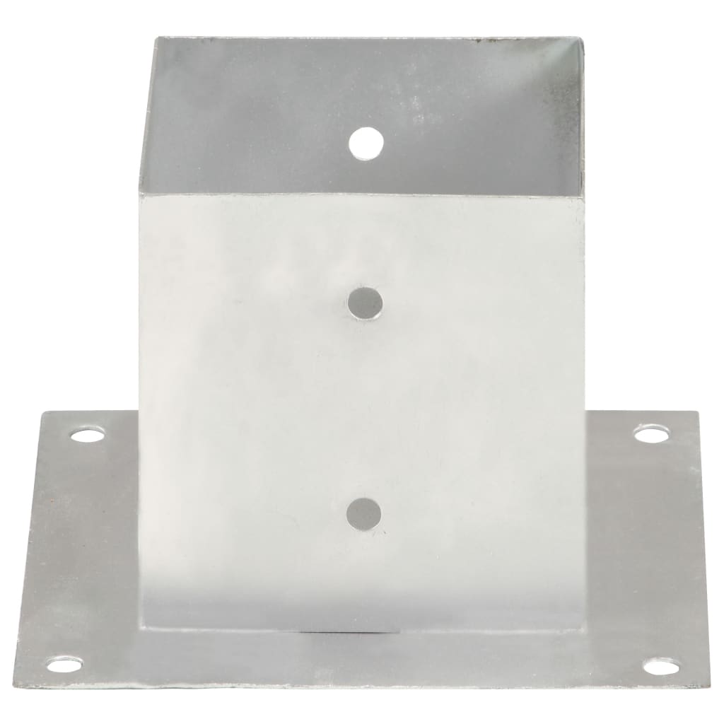 vidaXL Suporți stâlp, 4 buc., metal galvanizat, 141 mm vidaXL Suporți stâlp, 4 buc., metal galvanizat, 141 mm