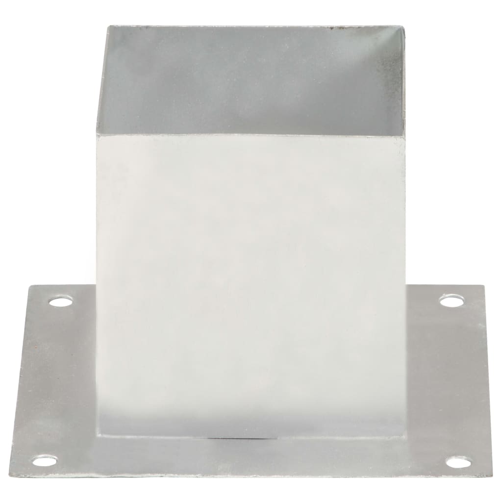 vidaXL Suporți stâlp, 4 buc., metal galvanizat, 141 mm vidaXL Suporți stâlp, 4 buc., metal galvanizat, 141 mm