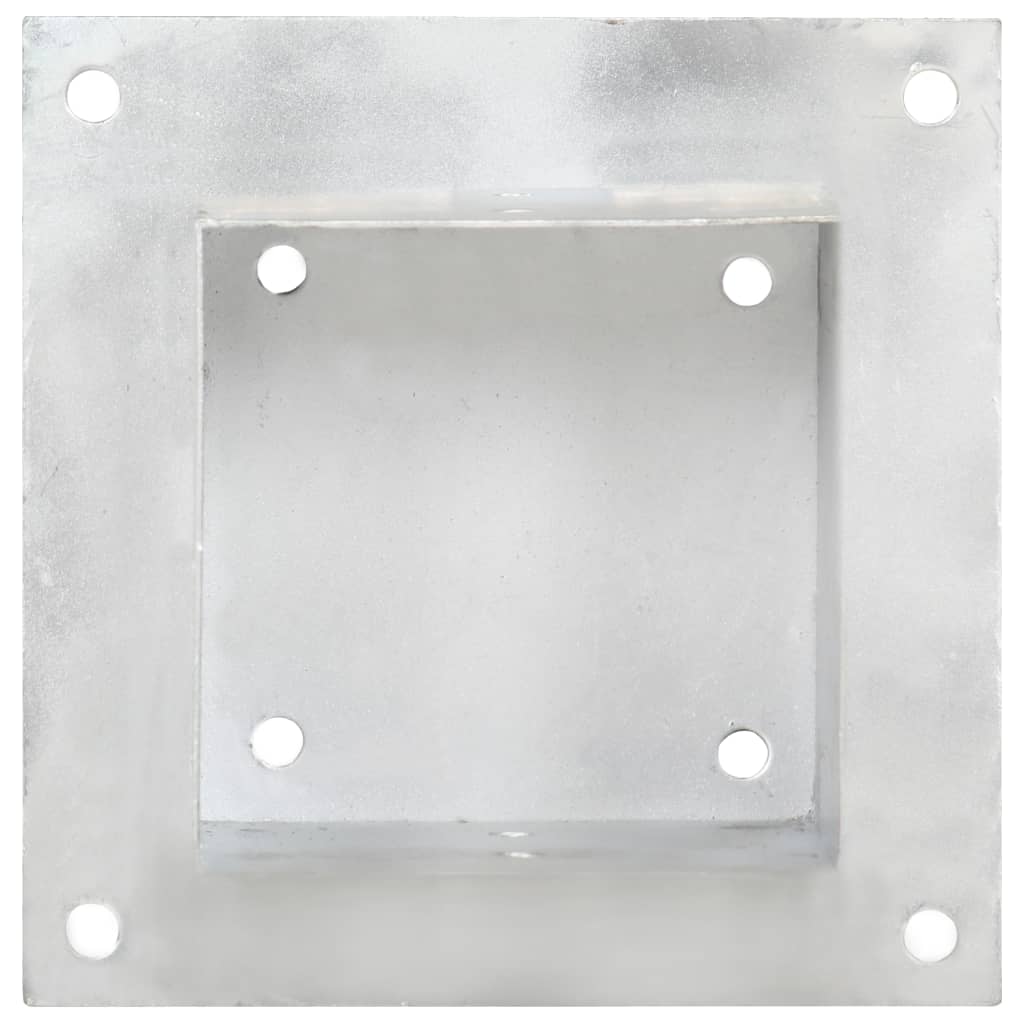 vidaXL Suporți stâlp, 4 buc., metal galvanizat, 141 mm vidaXL Suporți stâlp, 4 buc., metal galvanizat, 141 mm