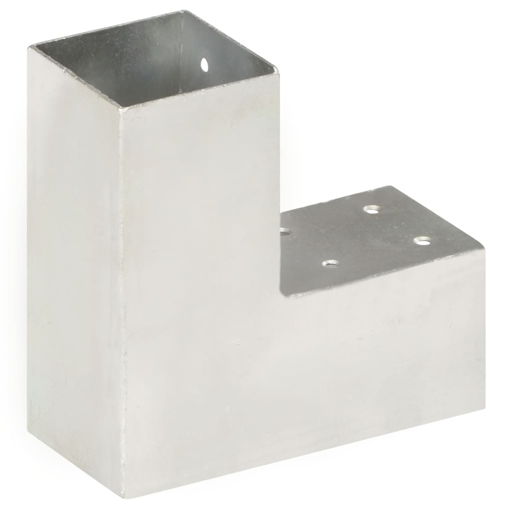 vidaXL Conector de grindă, formă L, 71 x 71 mm, metal galvanizat vidaXL Conector de grindă, formă L, 71 x 71 mm, metal galvanizat