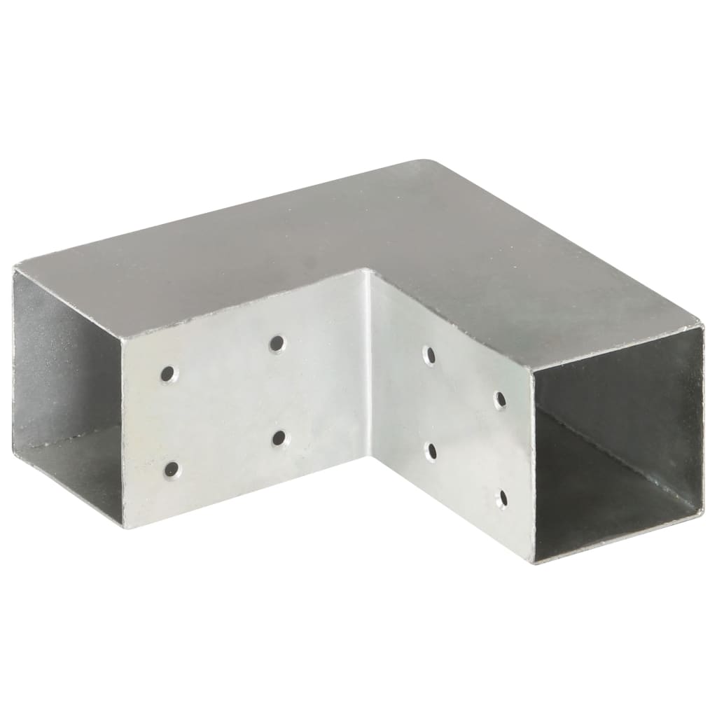 vidaXL Conector de grindă, formă L, 71 x 71 mm, metal galvanizat vidaXL Conector de grindă, formă L, 71 x 71 mm, metal galvanizat