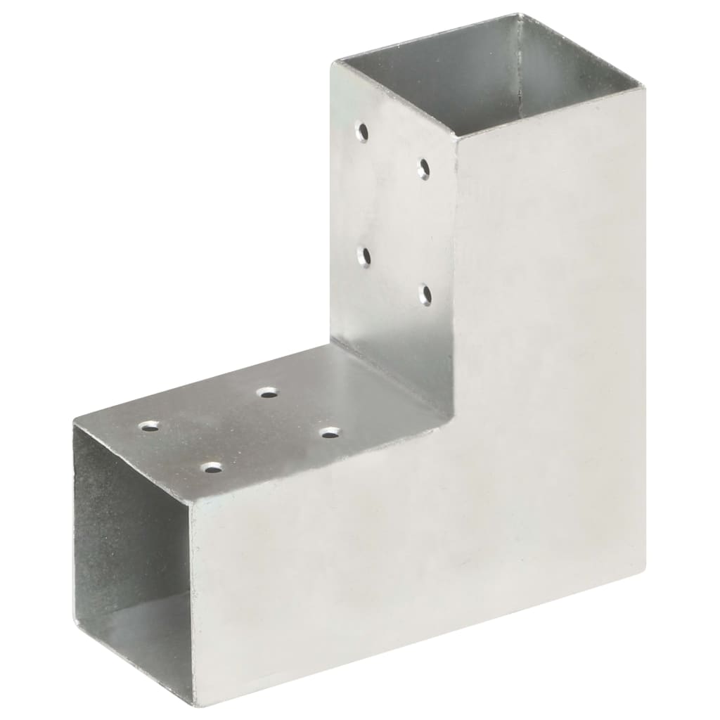 vidaXL Conector de grindă, formă L, 71 x 71 mm, metal galvanizat vidaXL Conector de grindă, formă L, 71 x 71 mm, metal galvanizat