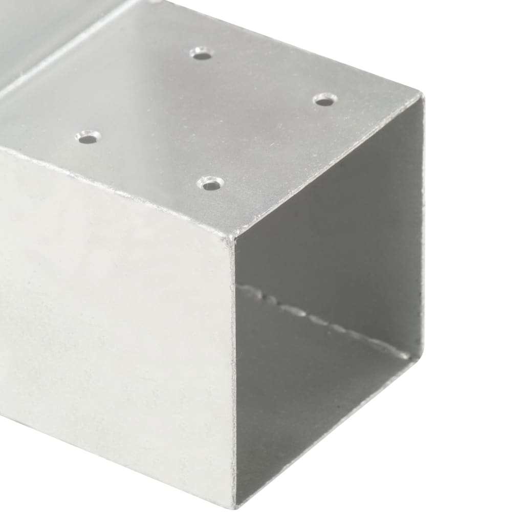 vidaXL Conectori de grindă, formă L, 4 buc, 71x71 mm, metal galvanizat vidaXL Conectori de grindă, formă L, 4 buc, 71x71 mm, metal galvanizat