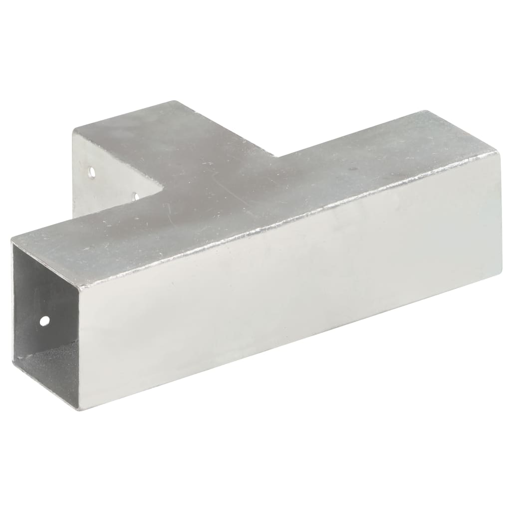 vidaXL Conector de grindă, formă T, 71 x 71 mm, metal galvanizat vidaXL Conector de grindă, formă T, 71 x 71 mm, metal galvanizat