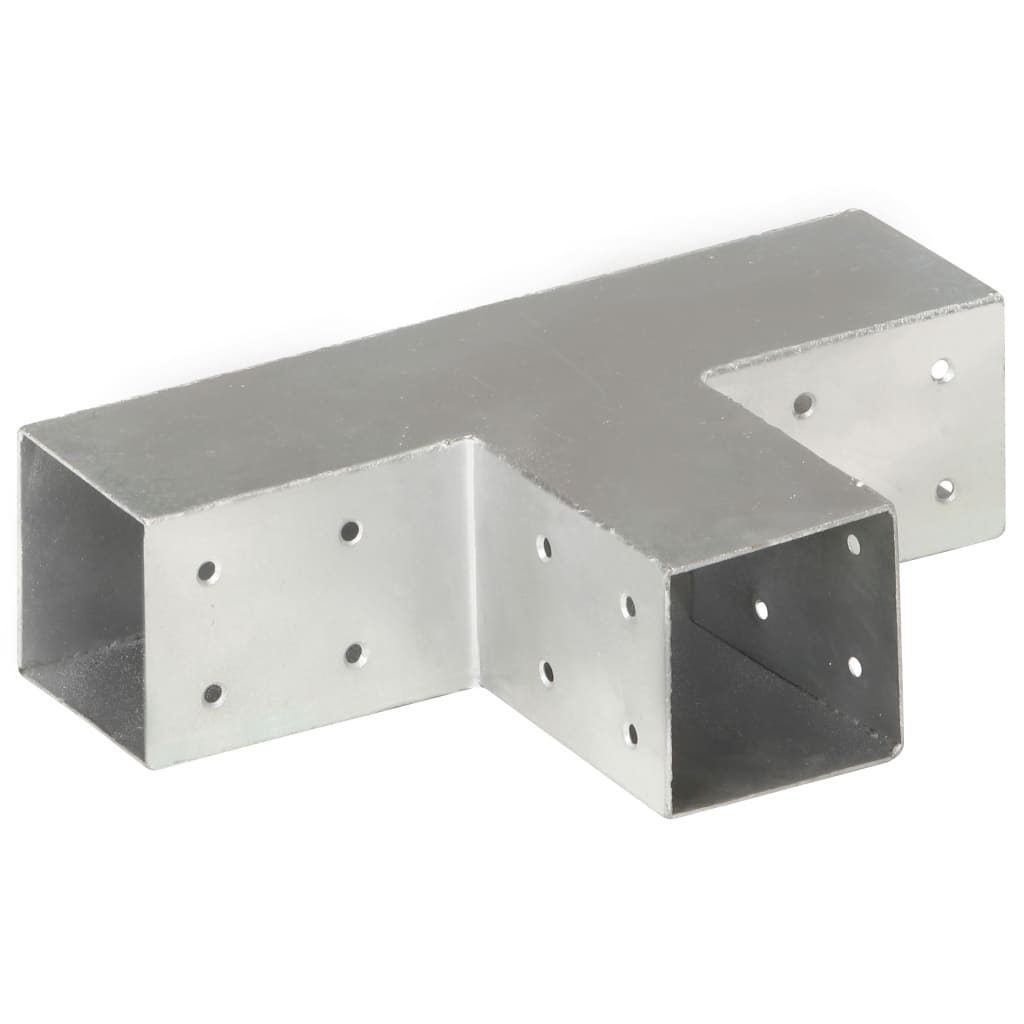vidaXL Conector de grindă, formă T, 71 x 71 mm, metal galvanizat vidaXL Conector de grindă, formă T, 71 x 71 mm, metal galvanizat