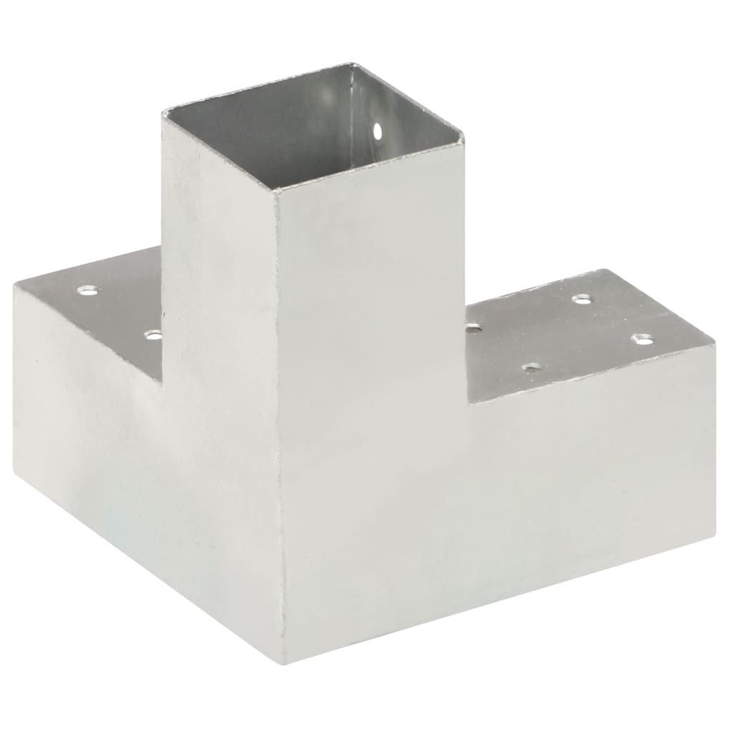 vidaXL Conectori de grindă, formă Y, 4 buc, 71x71 mm, metal galvanizat vidaXL Conectori de grindă, formă Y, 4 buc, 71x71 mm, metal galvanizat