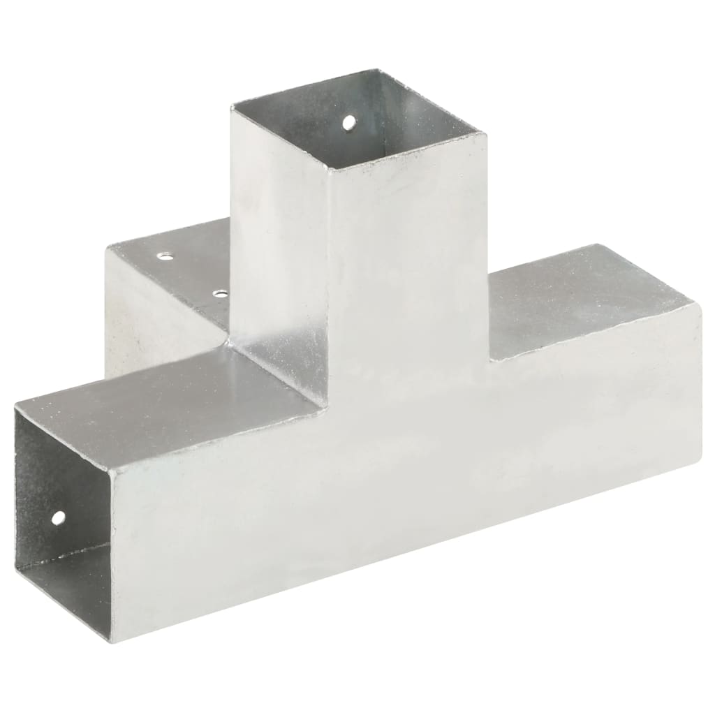 vidaXL Conectori de grindă, formă X, 4 buc, 71x71 mm, metal galvanizat vidaXL Conectori de grindă, formă X, 4 buc, 71x71 mm, metal galvanizat