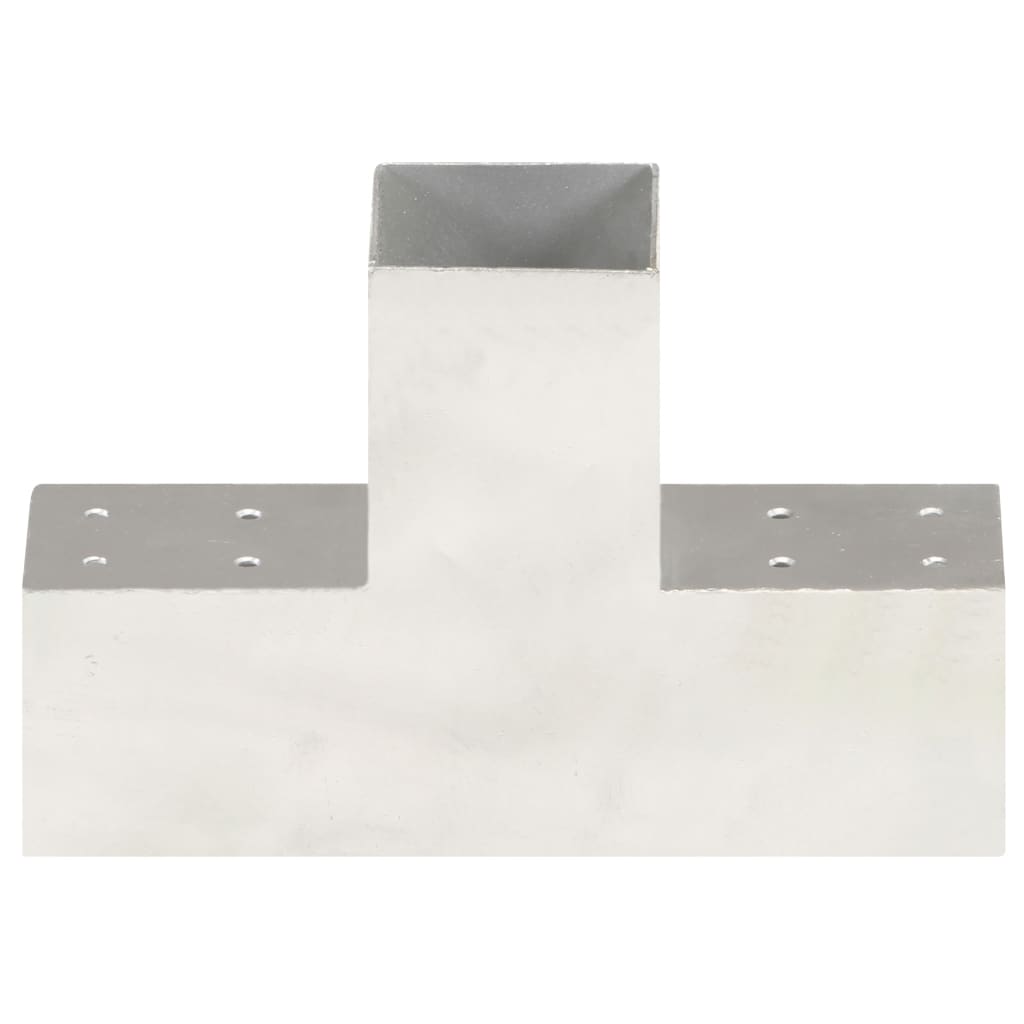 vidaXL Conectori de grindă, formă T, 4 buc, 81x81 mm, metal galvanizat vidaXL Conectori de grindă, formă T, 4 buc, 81x81 mm, metal galvanizat