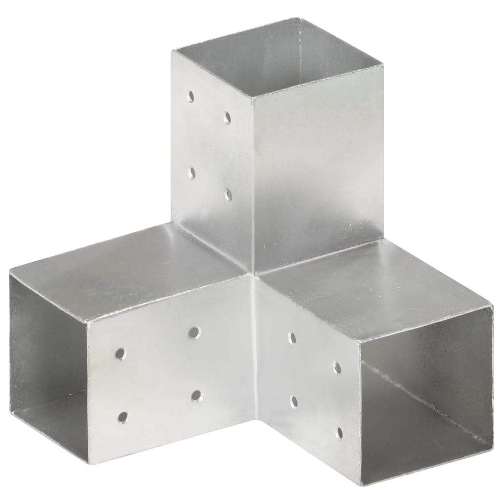 vidaXL Conector de grindă, formă Y, 81 x 81 mm, metal galvanizat vidaXL Conector de grindă, formă Y, 81 x 81 mm, metal galvanizat