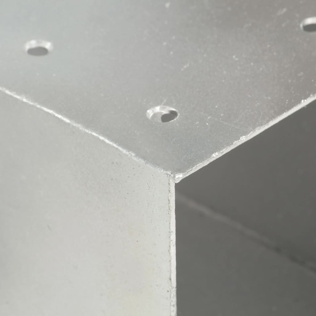 vidaXL Conector de grindă, formă X, 81 x 81 mm, metal galvanizat vidaXL Conector de grindă, formă X, 81 x 81 mm, metal galvanizat