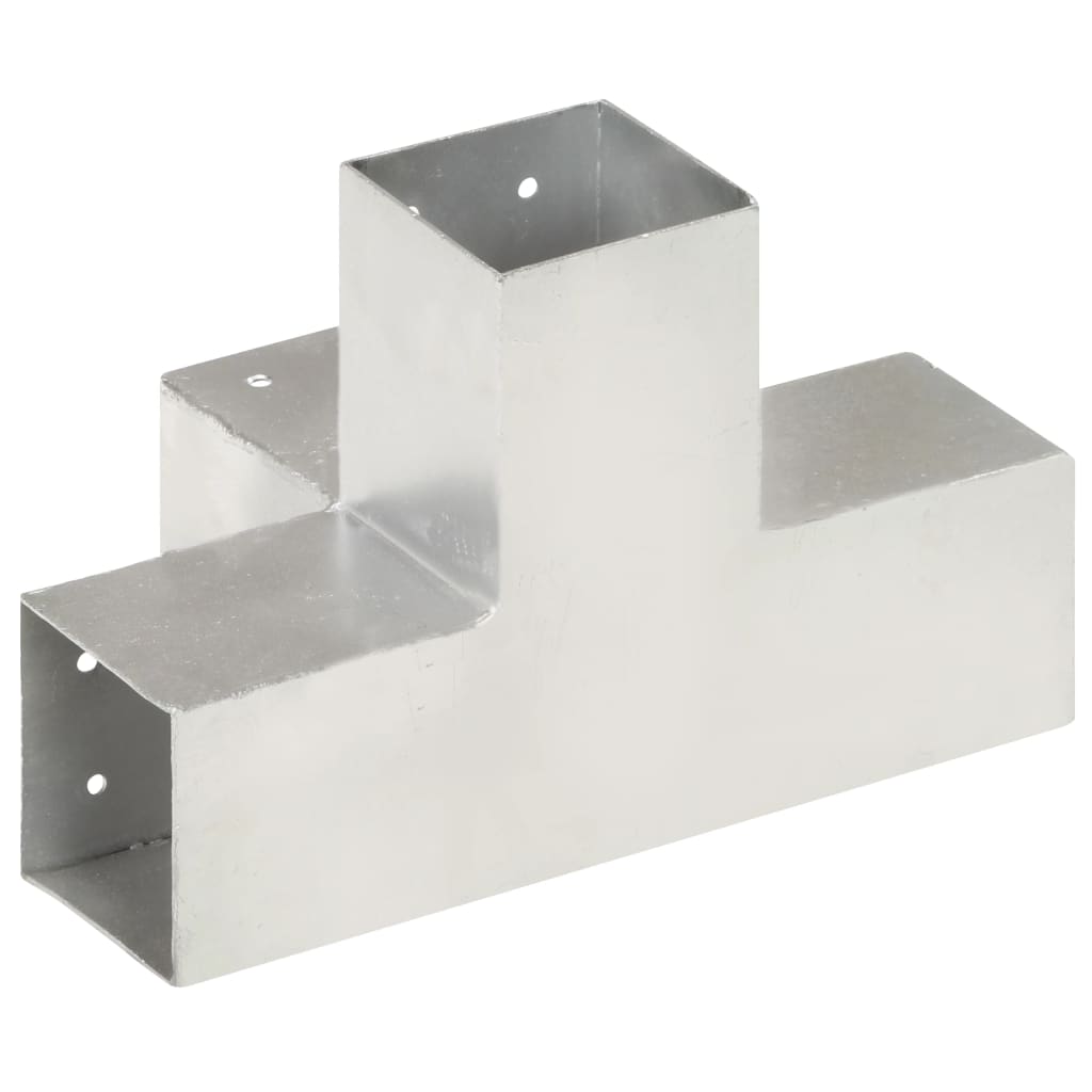 vidaXL Conectori de grindă, formă X, 4 buc, 81x81 mm, metal galvanizat vidaXL Conectori de grindă, formă X, 4 buc, 81x81 mm, metal galvanizat