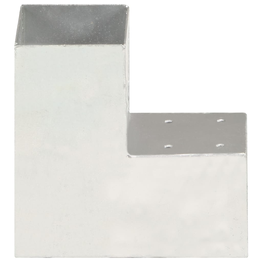 vidaXL Conector de grindă, formă L, 91 x 91 mm, metal galvanizat vidaXL Conector de grindă, formă L, 91 x 91 mm, metal galvanizat