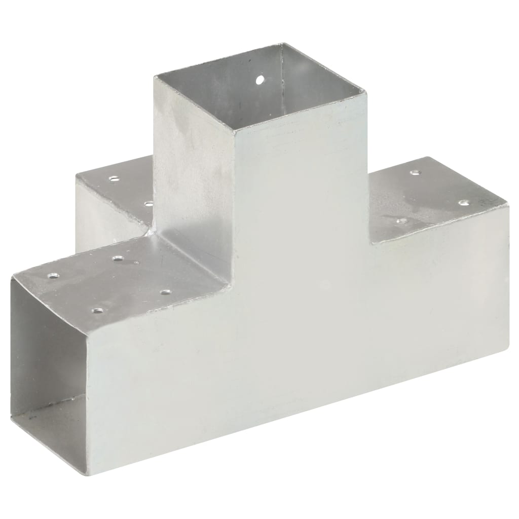 vidaXL Conectori de grindă, formă X, 4 buc, 91x91 mm, metal galvanizat vidaXL Conectori de grindă, formă X, 4 buc, 91x91 mm, metal galvanizat