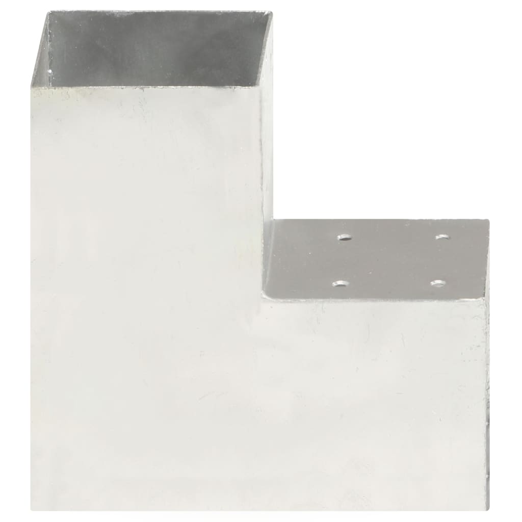 vidaXL Conector de grindă, formă L, 101 x 101 mm, metal galvanizat vidaXL Conector de grindă, formă L, 101 x 101 mm, metal galvanizat