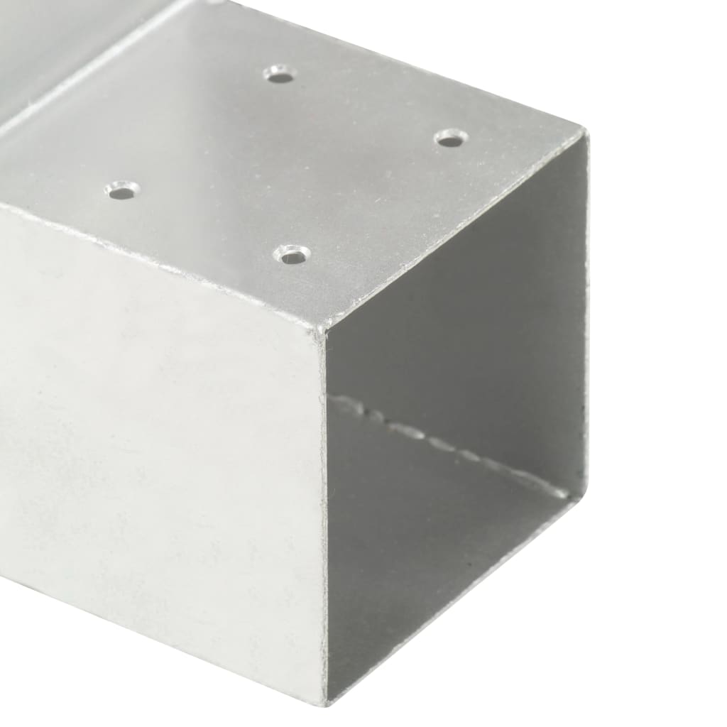 vidaXL Conectori grindă, formă L, 4 buc, 101x101 mm, metal galvanizat vidaXL Conectori grindă, formă L, 4 buc, 101x101 mm, metal galvanizat