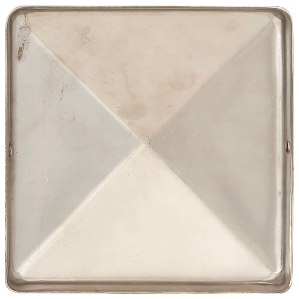 vidaXL Capace stâlpi de gard piramidă 6 buc. 81x81 mm oțel inoxidabil vidaXL Capace stâlpi de gard piramidă 6 buc. 81x81 mm oțel inoxidabil