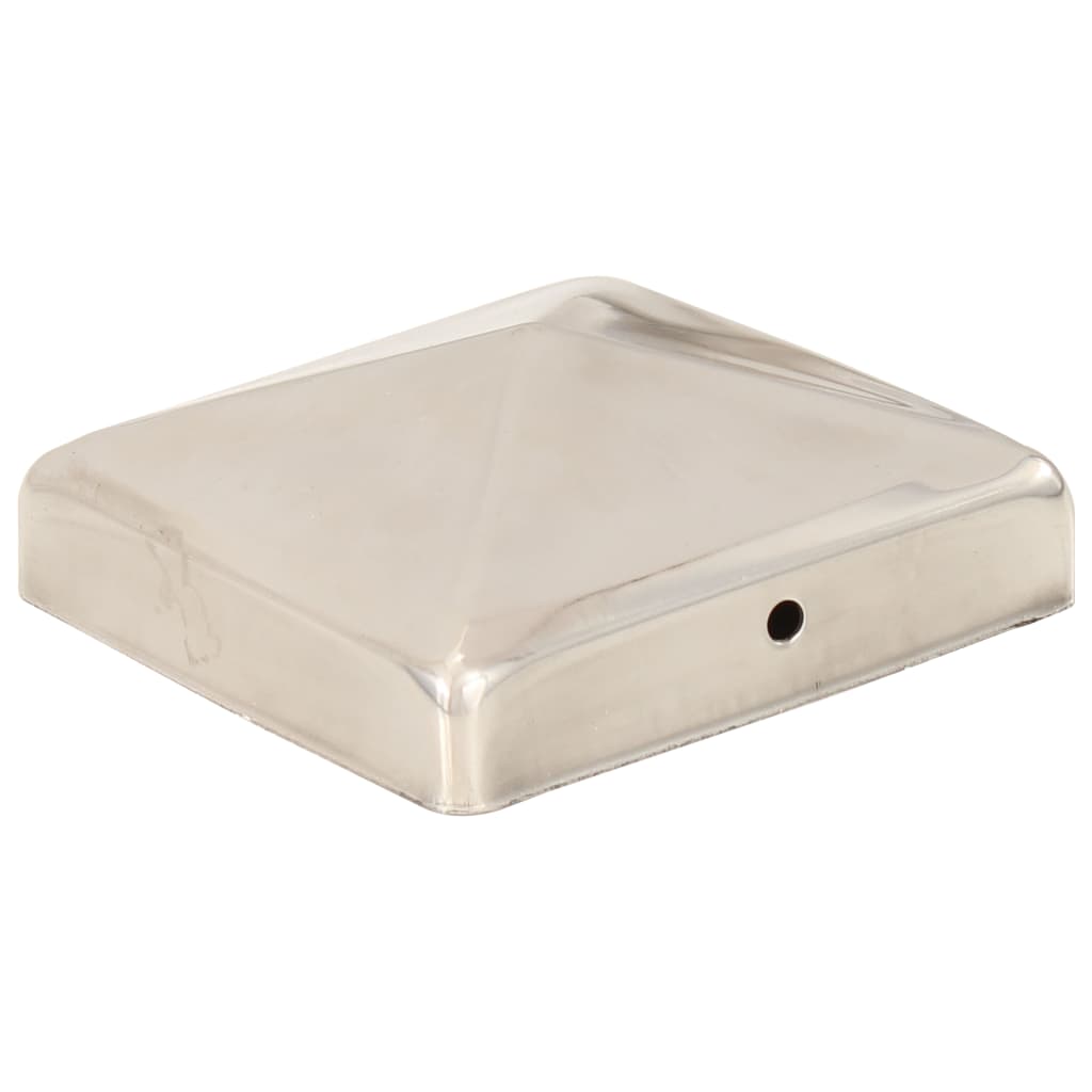 vidaXL Capace stâlpi de gard piramidă 6 buc. 91x91 mm oțel inoxidabil vidaXL Capace stâlpi de gard piramidă 6 buc. 91x91 mm oțel inoxidabil