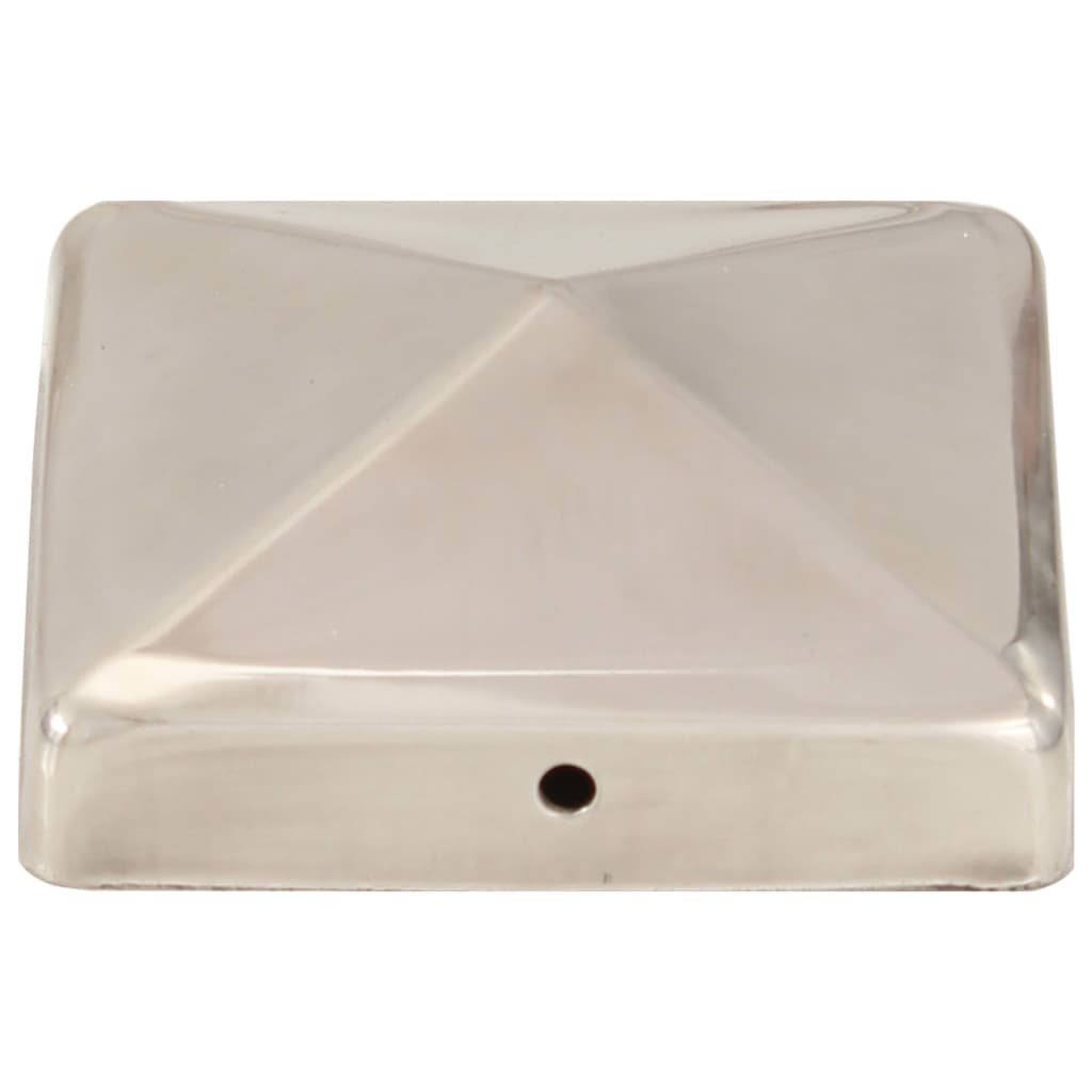 vidaXL Capace stâlpi de gard piramidă 6 buc. 91x91 mm oțel inoxidabil vidaXL Capace stâlpi de gard piramidă 6 buc. 91x91 mm oțel inoxidabil
