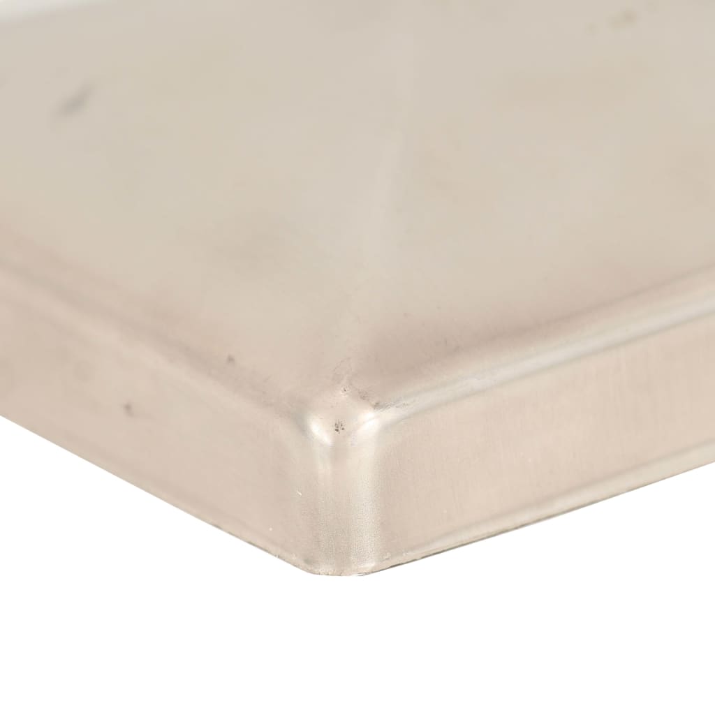 vidaXL Capace stâlpi de gard piramidă 6 buc. 91x91 mm oțel inoxidabil vidaXL Capace stâlpi de gard piramidă 6 buc. 91x91 mm oțel inoxidabil