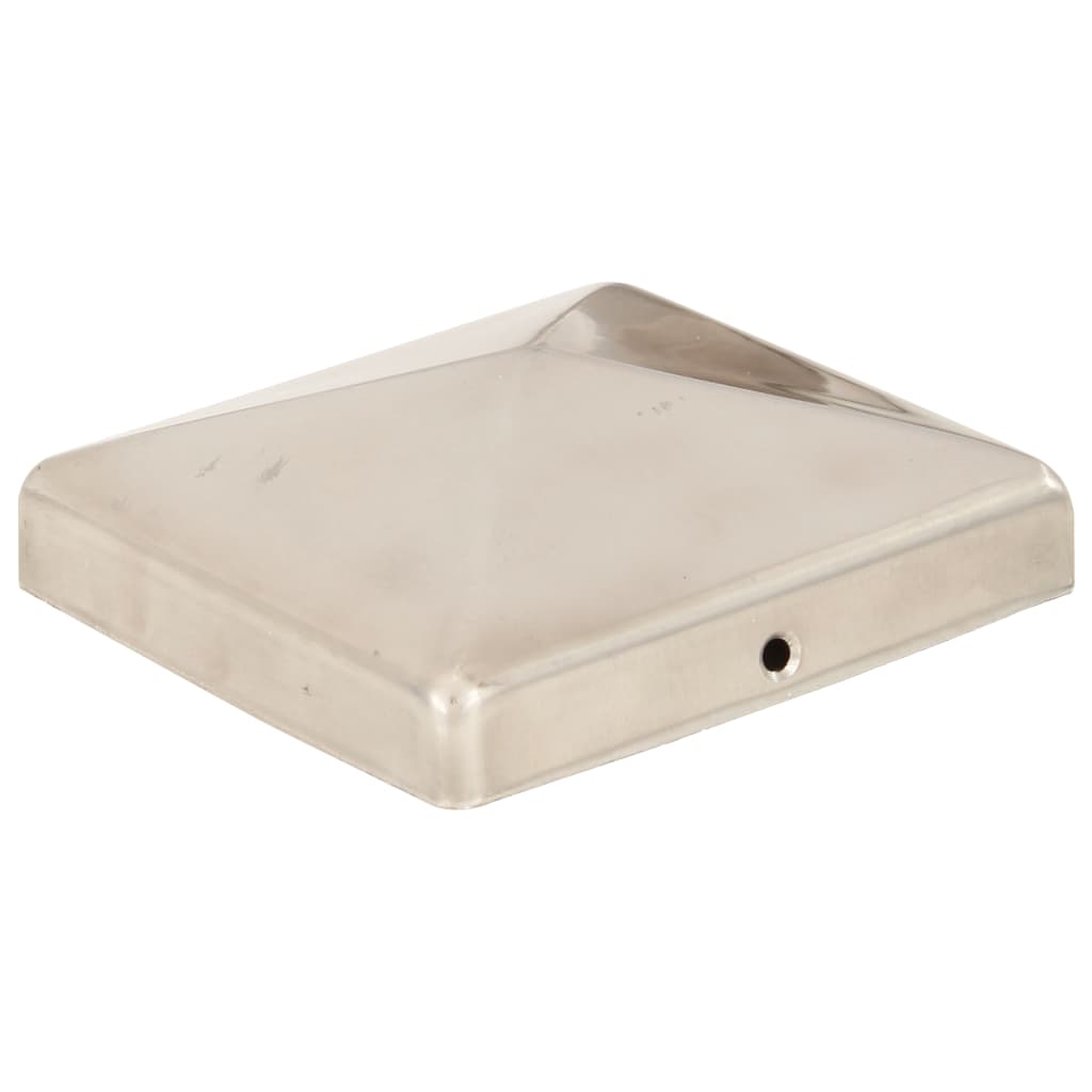 vidaXL Capace stâlpi de gard piramidă 6 buc. oțel inoxidabil 101x101mm vidaXL Capace stâlpi de gard piramidă 6 buc. oțel inoxidabil 101x101mm