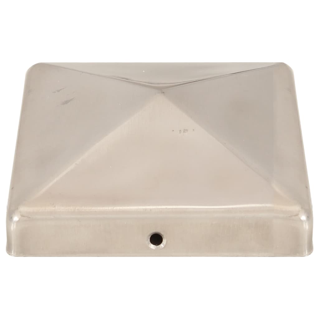 vidaXL Capace stâlpi de gard piramidă 6 buc. oțel inoxidabil 101x101mm vidaXL Capace stâlpi de gard piramidă 6 buc. oțel inoxidabil 101x101mm