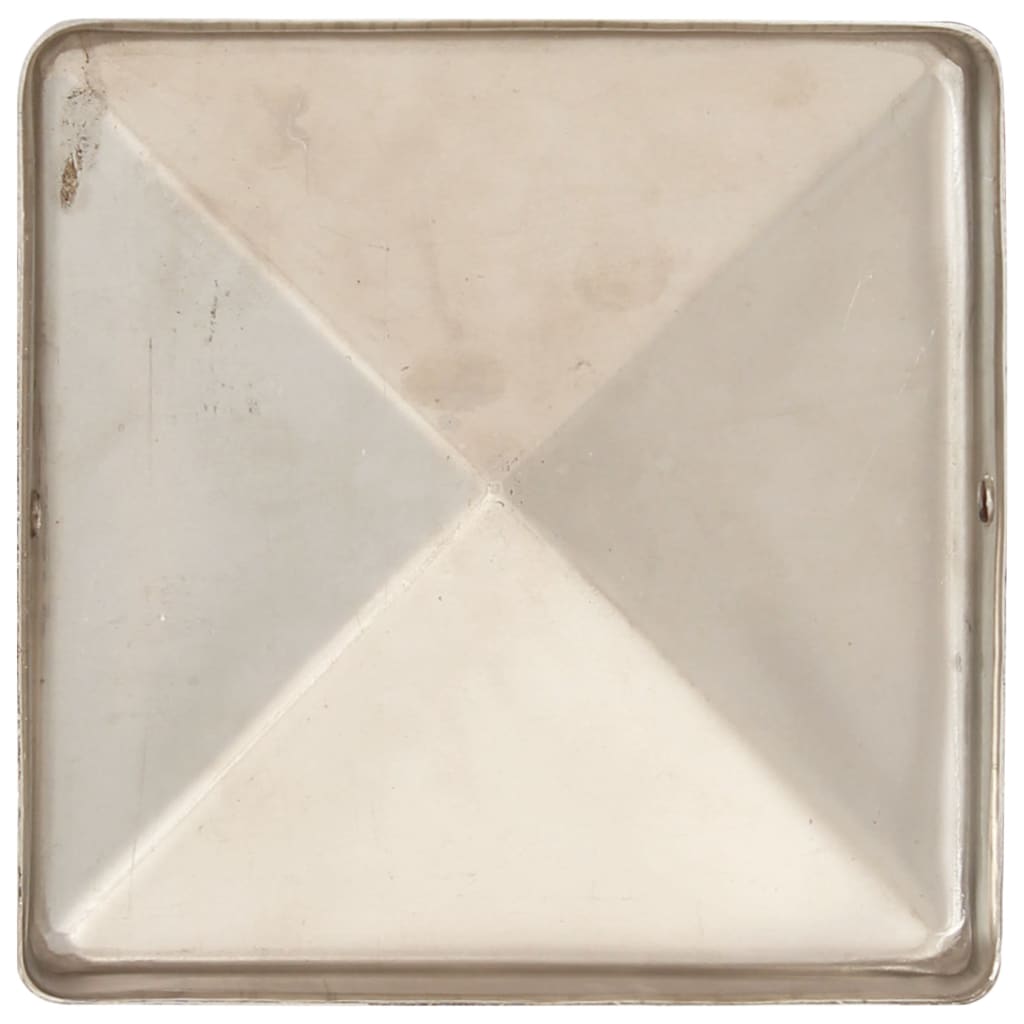 vidaXL Capace stâlpi de gard piramidă 6 buc. oțel inoxidabil 101x101mm vidaXL Capace stâlpi de gard piramidă 6 buc. oțel inoxidabil 101x101mm