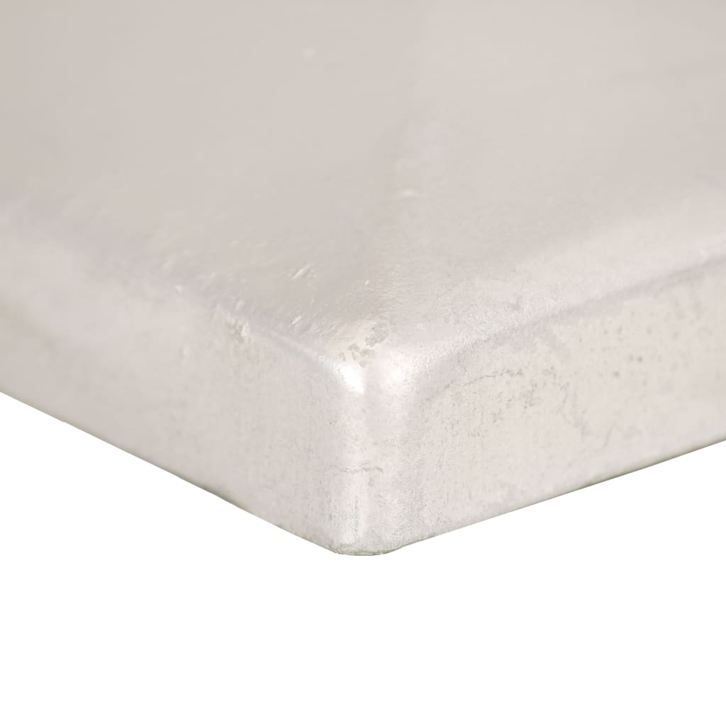 vidaXL Capace stâlpi de gard piramidă 6 buc. metal galvanizat 81x81 mm vidaXL Capace stâlpi de gard piramidă 6 buc. metal galvanizat 81x81 mm