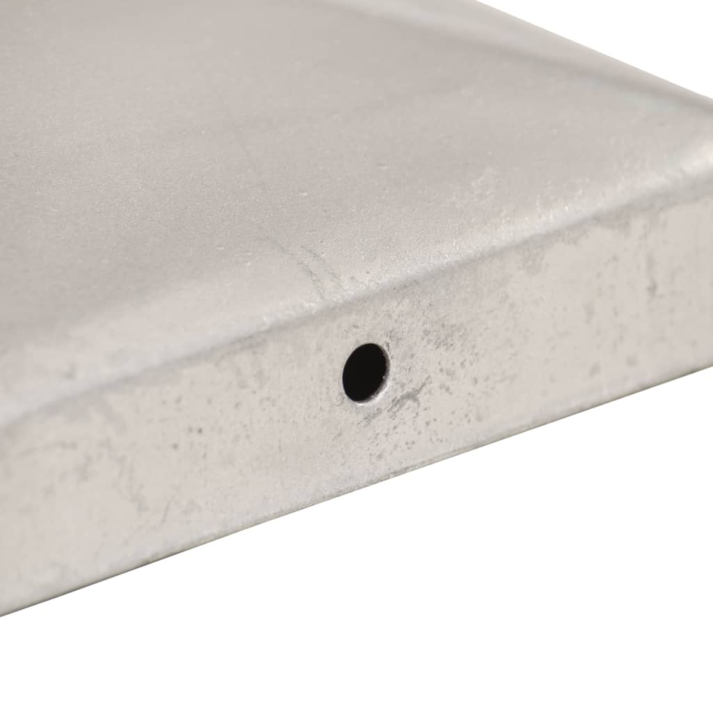 vidaXL Capace stâlpi gard piramidă 6 buc. metal galvanizat 101x101 mm vidaXL Capace stâlpi gard piramidă 6 buc. metal galvanizat 101x101 mm