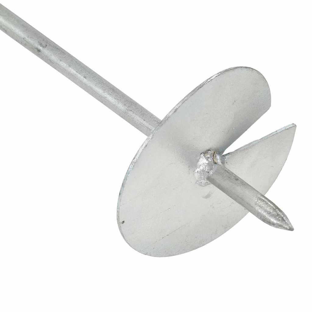 vidaXL Ancore sol, 6 buc., 10 x 60 cm, metal galvanizat