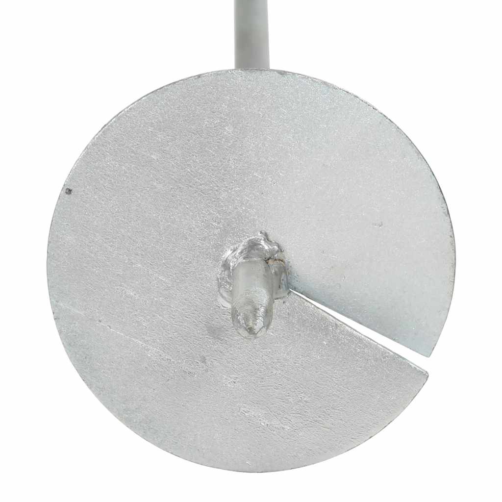 vidaXL Ancore sol, 6 buc., 10 x 60 cm, metal galvanizat