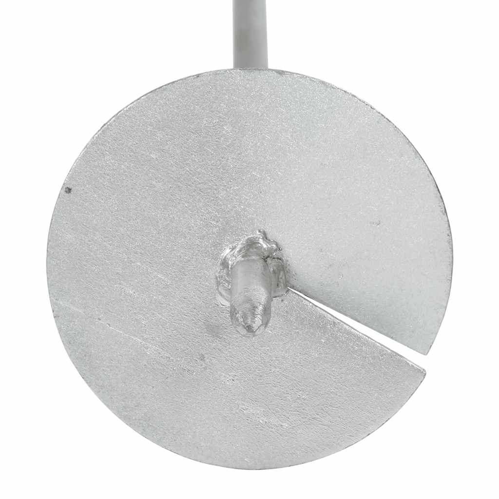 vidaXL Ancore de sol, 10 buc., 10 x 60 cm, metal galvanizat