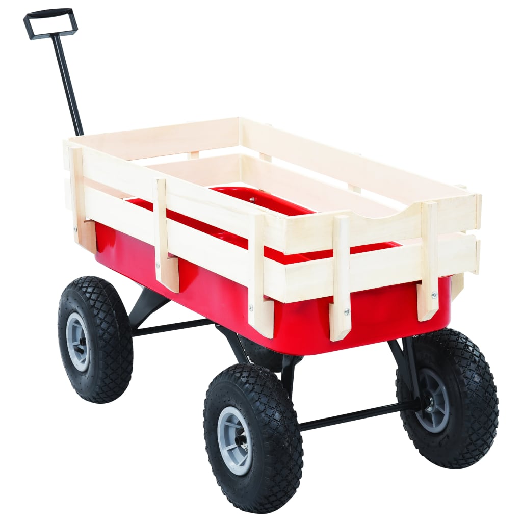 vidaXL Cărucior manual, 150 kg, roșu vidaXL Cărucior manual, 150 kg, roșu