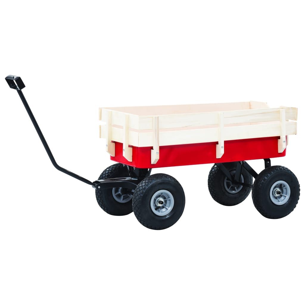 vidaXL Cărucior manual, 150 kg, roșu vidaXL Cărucior manual, 150 kg, roșu