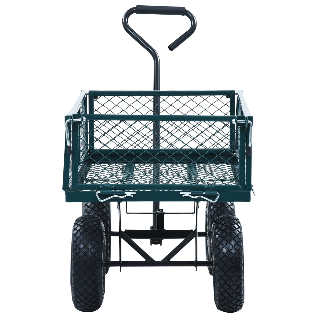 vidaXL Cărucior manual de grădină, verde, 250 kg vidaXL Cărucior manual de grădină, verde, 250 kg