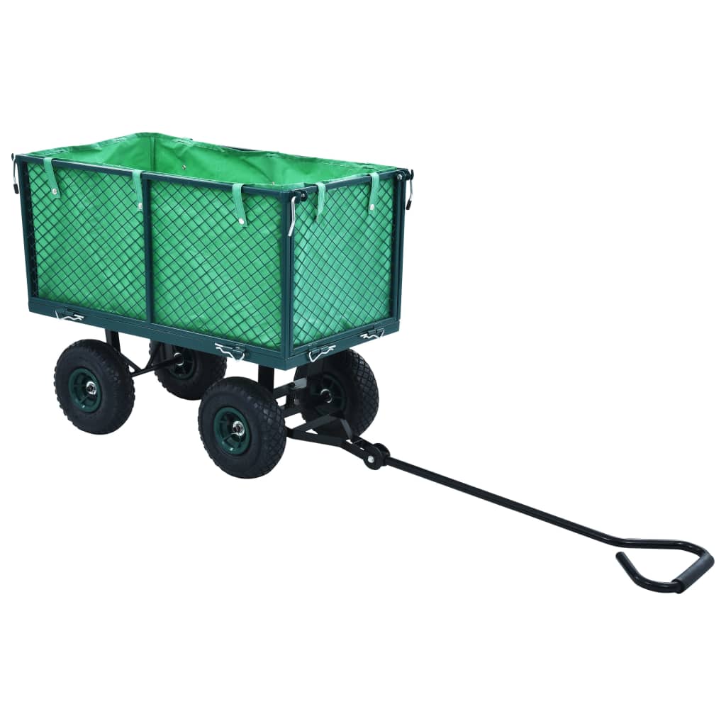 vidaXL Cărucior manual de grădină, verde, 350 kg vidaXL Cărucior manual de grădină, verde, 350 kg