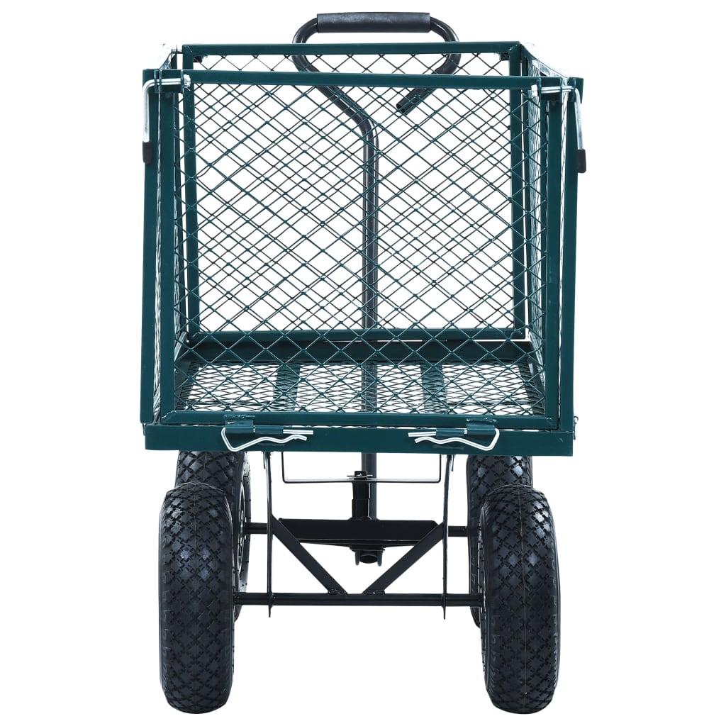 vidaXL Cărucior manual de grădină, verde, 350 kg vidaXL Cărucior manual de grădină, verde, 350 kg