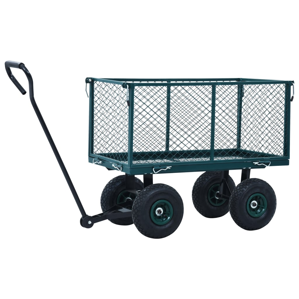 vidaXL Cărucior manual de grădină, verde, 350 kg vidaXL Cărucior manual de grădină, verde, 350 kg