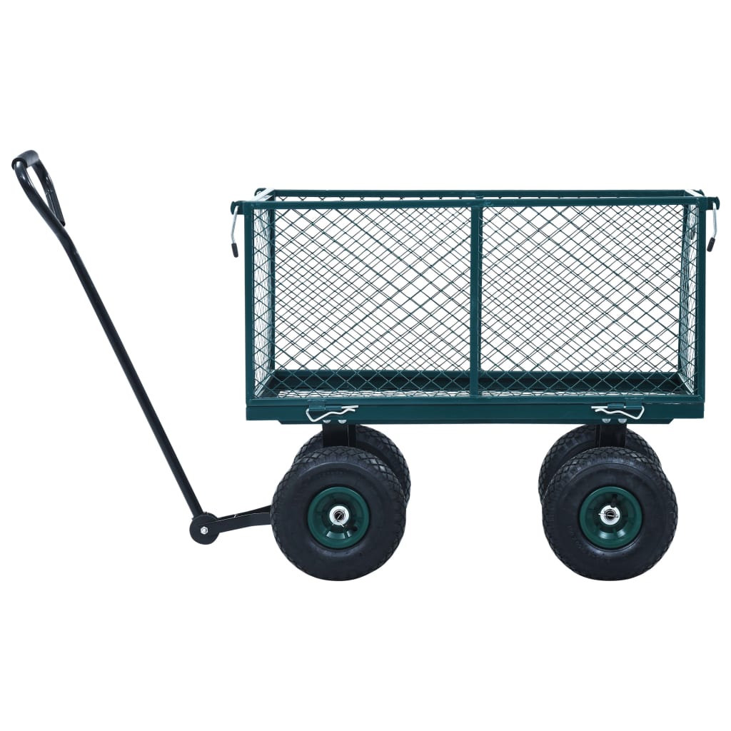 vidaXL Cărucior manual de grădină, verde, 350 kg vidaXL Cărucior manual de grădină, verde, 350 kg